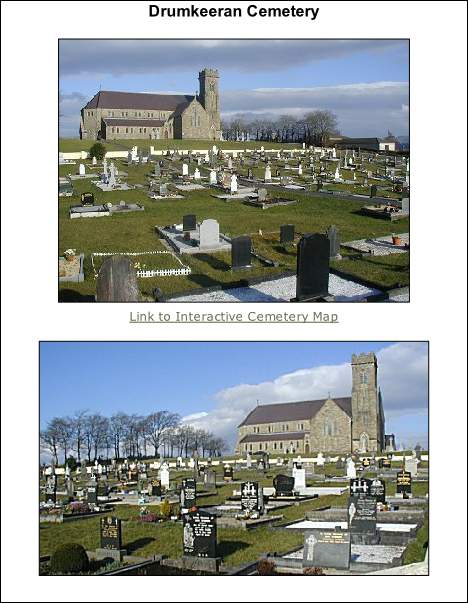 Drumkeeran Cemetery  Link to Interactive Cemetery Map